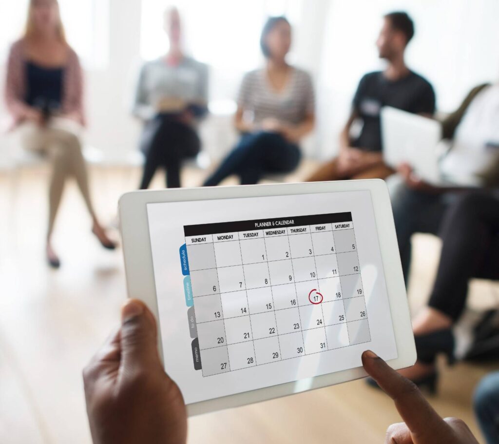 young-entrepreneur-scheduling-content